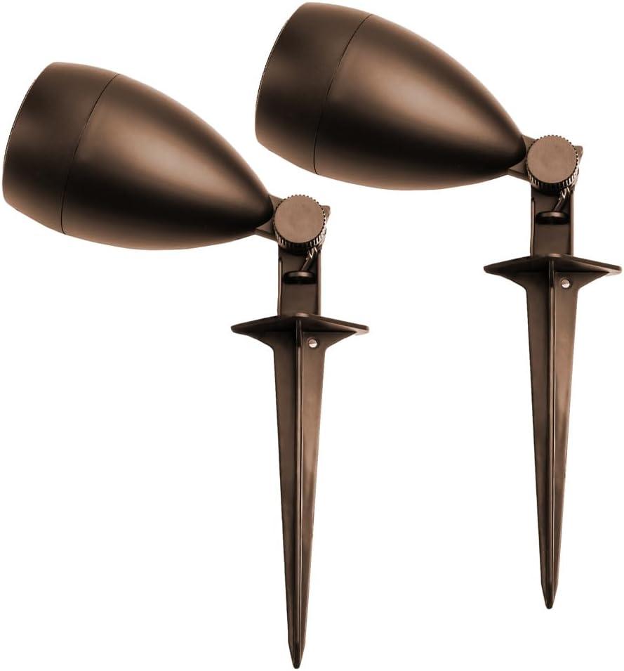 OSD Audio 3" Landscape In Ground 60W Speaker, Outdoor Weather Resistant, LS3 Bronze (Pair)