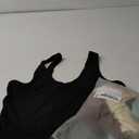 Milumia Women's 4 Pack Ribbed Knit V Neck Sleeveless Plain Fitted Crop Tank Top Set, Size L