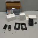 Amico GFCI Outlet 15 Amp with Thinner Design, Weather Resistant (WR), Self-Test GFI Receptacles with LED Indicator, Wall Plates and Screws Included, Indoor or Outdoor, ETL Listed, White,1Pack