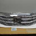 Chrome Front Bumper Grille Grill Compatible with 2011-2012 Honda Accord Sedan 4 Door Replacement for HO1200203 71121TA0A11 Upper Hood Grill