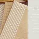 PurpleEssences 6-Pack Kitchen Towels - 15x25 Inch 100% Cotton Waffle Weave - Absorbent, Reusable Dish & Hand Towels with Hanging Loop for Home & Bar Use Fall Thanksgiving - Assorted - Tan