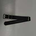 Archer Watch Straps - Classic Military Style Nylon Watch Bands (Black, 18mm)
