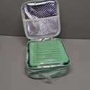 Kids Bento Lunch Box with 8oz Soup Thermo, Kids Leakproof Lunch Food Containers with 4 Compartment,Insulated Hot Food Jar with Lunch Bag for School, Travel (Green)