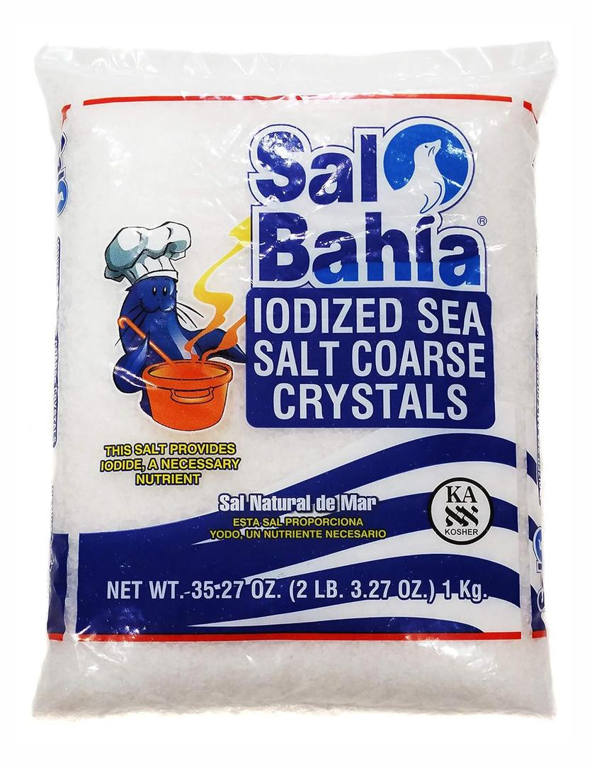 Sal Bahia Iodized Sea Salt Coarse Crystals 35.27oz