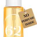 Empty Travel Size Toiletries Bottles Compatible with Sol de Janeiro 62 Perfume, 1 OZ TSA Approved Leak-Proof Refillable Containers, Refillable for 3 OZ & 8.1 OZ, Essentials, Only Bottles