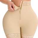 MERYOSZ Shapewear Shorts Tummy Control Underwear Butt Lifting Panties Shapewear High Waisted Faja Body Shaper Girdle M