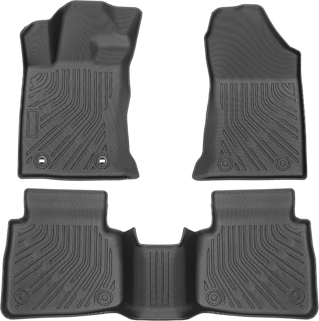 Custom Fit Floor Mats Compatible with 2026 Subaru Outback Accessories, All-Weather TPE Floor Liners 1st and 2nd Row Full Set, Waterproof Anti-Skid Car Mats Fits 2026 Outback, Black