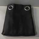 NICETOWN Pitch Black Solid Thermal Insulated Grommet Blackout Curtains/Drapes for Bedroom Window (2 Panels, 42 inches Wide by 63 inches Long, Black)