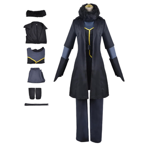 Rimuru Cosplay Uniform Anime Black Costume Suit for Halloween Carnival, Size M