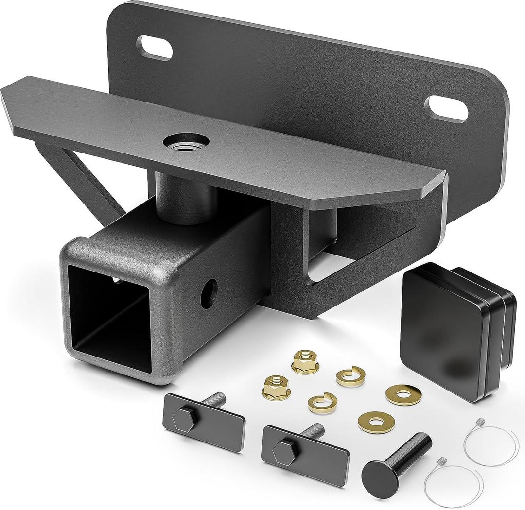 for Dodge Ram 2 inch Trailer Hitch Receiver Compatible with 2003-2018 Dodge Ram 1500 & 2019-2023 Ram 1500 Classic & 2003-2013 Ram 2500 3500, Class 3 III Rear Tow Hitch Towing Combo with Cover for Dodge Ram 2 inch Trailer Hitch Receiver Compatible with 2003-2018 Dodge Ram 1500 & 2019-2023 Ram 1500 Classic & 2003-2013 Ram 2500 3500, Class 3 III Rear Tow Hitch Towing Combo with Cover