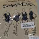 SHAPERX Women's Fajas Colombianas Shapewear Postpartum Tummy Control Body Shaper Girdles Compression Garment (Medium, Black)