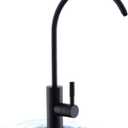 WEWE Matte Black Drinking Water Faucet Non Air Gap Stainless Steel Filtered Faucet for Kitchen Sink Reverse Osmosis System