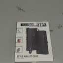 XcaseBar for iPhone 15 Pro Max 6.7" Wallet case with Zipper Credit Card Holder RFID Blocking,Flip Folio Book PU Leather Shockproof Protective Cover Women Men for Apple 15 ProMax Phone case Blue Green (Solid)