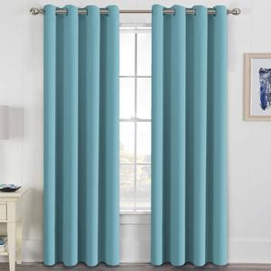 H.Versailtex Curtain Panels 2-Pack 52"W x 63" L Blue