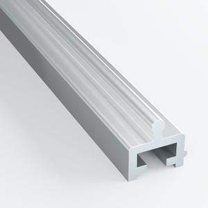 Aluminium Sliding Screen Door Track, Sliding Door Bottom Track, Sliding Door Track Replacement, Screen Door Track Repair, Terrace Screen Door Guide- Silvery Aluminium Alloy 100 Inch