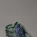 Mask Costume Mask Half Face Latex Mask Helmet Halloween Cosplay Props (Blue)