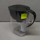 Brita Large Water Filter Pitcher for Tap and Drinking Water with SmartLight Change Indicator, Includes 1 Standard Filter, BPA-Free, Lasts 2 Months, 10-Cup Capacity, Stretch Limo Black