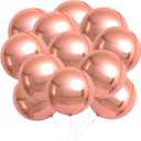 KatchOn, Giant Rose Gold Balloons - 22 Inch, Pack of 12 | Rose Gold Foil Balloons for Birthday Party Decorations | Mylar Balloon for Anniversary Decorations 2025