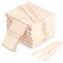 WoBiogHo 1500 Pcs Wooden Wax Sticks 6-Inch Jumbo Wood Waxing Stick Wax Spatulas Applicator Multi-Purpose Wood Popsicle Craft Sticks for Body Hair Removal, Tongue Depressors and Craft Projects