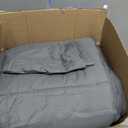 Bare Home Comforter Set - Twin Extra Long Size - Ultra-Soft - Goose Down Alternative - Premium 1800 Series - All Season Warmth (Twin/Twin XL, Grey)