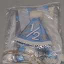 1/2 Birthday Snowflake Half Birthday Decorations - Snowflake It's My 1/2 Birth Banner Glitter Cake Topper Tassel High Chair Banner & Crown, Hat Halfway to One Boy Girl Party Supplies