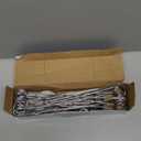Urban Deco 16PK Table Number Holders Place Card Holders 12 Inch Table Card Holders Steel Card Holders for Photos, Food Signs, Memo Notes, Weddings, Restaurants, Birthdays Silver