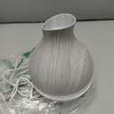 BZseed Aromatherapy Essential Oil Diffuser 550ml 12 Hours White Wood Grain Aroma Diffuser with Timer for Large Room, Home, Baby Bedroom, Waterless Auto Shut-Off, 7 Colors Lights Changing