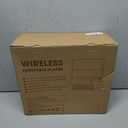 Vinyl Record Player with 2 Stereo Speakers Belt-Driven Vintage Turntables 3 Speed 3 Size Wireless Bluetooth Playback AUX-in RCA Out Headphone LP Vinyl Players Auto Stop Frosted Purple