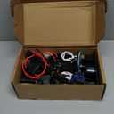 in Cab Dual Air Gauge Control Kit with Digital Paddle Switch for Air Pressure Sensor Control of Air Suspension Kit (Blue)