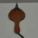 Kerykwan Fireplace Bellows 17"x7.5" Large Wood Air Blower Cast Nozzle for Outdoor Camping BBQ Grill Chimney Hand Bellow Pump Pit Barbeque Fire Tools Accessories with Hanging Strap