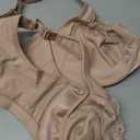 Posture Back Front-Closure Plus Size Wonderwire Lace Bra Underwire #1255, 34DD