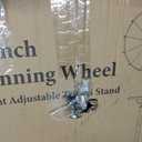 16-inch Prize Wheel Spinner with Stable Tripod Stand, Adjustable Height 36"-64" Spinning Wheel of Fortune, Dry Erase 12 Slots for Trade Shows, Parties & Events