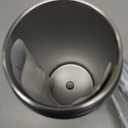 Travel Electric Kettle Portable Small Hot Water Boiling Tea Coffee Warmer Heater 450ML, 316 Stainless Steel, 4 Temperature Presets LCD Display Fast Boiler & Auto Shut-Off & Boil Dry Protection (Black)