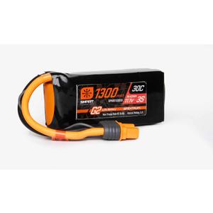 Spektrum 11.1V 1300mAh 3S 30C Smart LiPo G2: IC3, SPMX133S30 Spektrum 11.1V 1300mAh 3S 30C Smart LiPo G2: IC3, SPMX133S30