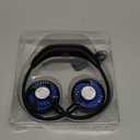 HandFan 5000mAh Portable Neck Fan, Necklace Fan Battery Operated Max 26hrs working, Wearable Fan Rechargeable 6 Speeds, Hands-Free Fan 360 Adjustable for Outdoor Activities Travel Office Home (Black)