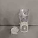 Mueller Smoothie Blender for Smoothies - Personal Blender for Shakes, Frozen Drinks, Baby Food & More, 15oz Travel Cup and Lid, Durable Stainless Steel Blades for Powerful Blending Performance, White