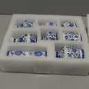 Two's Company Queen Anne's Set of 6 Vases