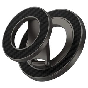 Magnetic Phone Grip Stand for Samsung Galaxy S26/S25 Ultra/S24 FE/Z Fold7/Flip7, MagSafe Ring Holder Gym Finger Magnet Grip Kickstand Dual-Sided Magnetic Car Mount for iPhone 17 Pro Max/16e/16 Pro Max