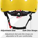 Skateboard Bike Helmet, Lightweight Adjustable, Multi-Sport for Bicycle Skate Scooter, 3 Sizes for Adult Youth & Kids