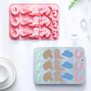 2 Pack Cowboy Silicone Molds Western Themed Chocolate Molds Cowboy Hat Boot Horse Pattern Baking Mold for Chocolate Candy Cupcake Jello Desserts