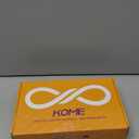 KOMEBeginner Friendly Wigs Platinum Blonde Synthetic Lace Front Wig,T Part Pre Cut Glueless Long Straight Layered Wigs for Women Cosplay Daily Use 26IN(#TT6/4603)