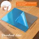 Novabright 1 Packs Two Way Mirror 24" x 36" x 0.08" Acrylic Infinity See Through Mirror 40% Transparent, Shatterproof 2 Way Mirrors Sheets for Smart Mirrors, Home Decor, Teleprompter & Theatrical Use