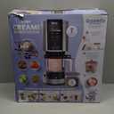 Ninja NC301 CREAMi Ice Cream Maker, for Gelato, Mix-ins, Milkshakes, Sorbet, Smoothie Bowls & More, 7 One-Touch Programs, with (2) Pint Containers & Lids, Compact Size, Perfect for Kids, Silver