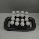 16-Drive 8-Head Massage Gun Set, Deep Tissue Massage Gun Portable with 3 Modes & 30 Intensities, Red Light Therapy, Quiet Percussion Massager for Legs, Waist, Buttocks Muscles Pain Relief (Gray)