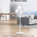 PELONIS 16'' Pedestal Fan for Bedoom with Remote, Upgraded, Standing Fan with 7-Hour Timer, 90 Oscillation, 3-Speeds, Adjustable Height, Electric Cooling Fans for Living Room and Office