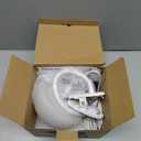 Shroommate Clip On Light and Bed Headboard Lamp, Bedside Table Lamp for Dorm, College Dorm Room Essentials, Night Light for Kids Nursery, Clip on for Desk, MultiColor LEDs, Adapter Included (White)