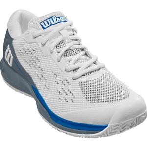 WILSON Men's Rush Pro Ace Pickler Sneaker (11.5, White/Grey/Classic Blue)
