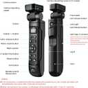 for Nikon Wireless Shooting Grip and Tripod,Rechargeable Wireless Shutter Release with OLED Screen  Video, Zoom & Focus Control for for Nikon A1000, B600, P1000, P950, Z6III, Z30, Z50II, Zfc, Z5