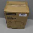 Milk Frother and Steamer [Upgraded], AMZCHEF All-in-1 Detachable Frother for Coffee 600W, Automatic Warm and Cold Foam Maker, Stainless Steel Jug, Dishwasher Safe, LED Display (Silver)