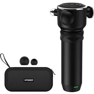 HYAKO R1 Deep Tissue Vibrating Muscle Massager - Therapy Back Massager for All Body Relief - Muscle Pain Relief and Fascial Binding - Trigger Point Therapy Massage Gun - Gifts for him